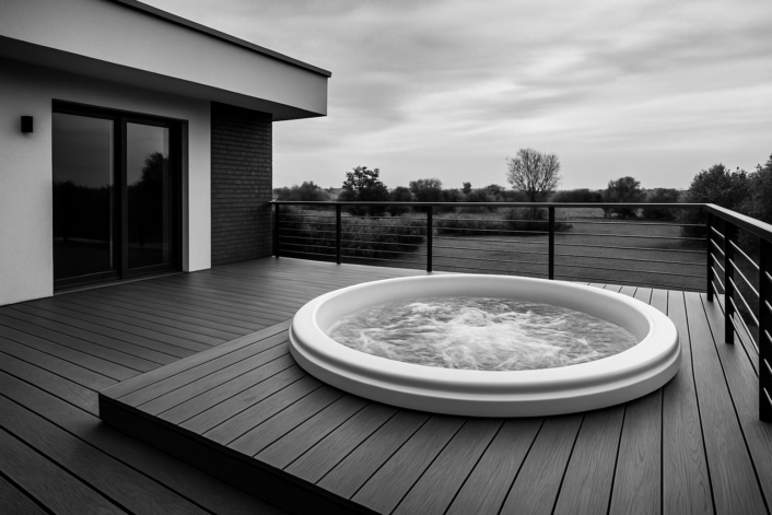 Co pod jacuzzi na tarasie?