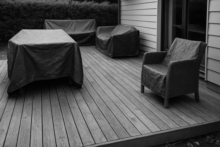 Jak zabezpieczyć taras drewniany na zimę? Czym go przykryć?